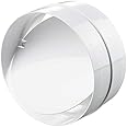 FANTRONIX Circular Connector with Backdraught Shutter 150mm - 6 inch Dia. Non-Return Damper Flap to Connect Duct Pipe or Flexible Ducting Hose.