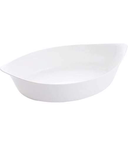 Plat Carré Blanc Smart Cuisine Carine 250°C - Plat À Four En Verre