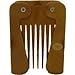 Wooden Effect Comby Afro Comb with Folding Handle