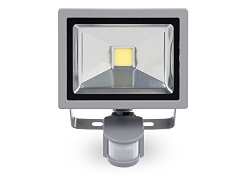 LED-Strahler 20 Watt mit Infrarot-Bewegungsmelder Flutlicht Baustrahler Scheinwerfer Strahler – POWLI231 - 5