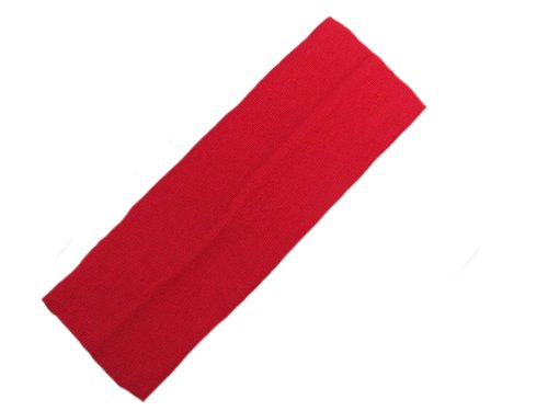 Red Wide Stretchy Head Band.