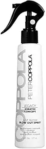 Peter Coppola Just Blow Blowout Spray - (6oz) Reduces Blow Dry Time, Heat Protectant Spray, Anti Frizz, Smoothes and Straightens all Hair Types. Conditions and Adds Shine
