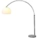 Produktbild Design Bogenlampe Late Lounge weiss 175-205 mit Marmorfuß