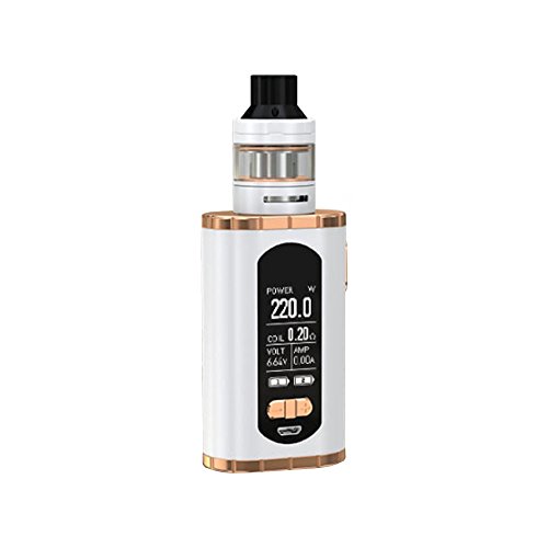 Original Eleaf INVOKE 220W Kit mit ELLO T Tank (Weiß) und PEACEVAPETM Vape Band