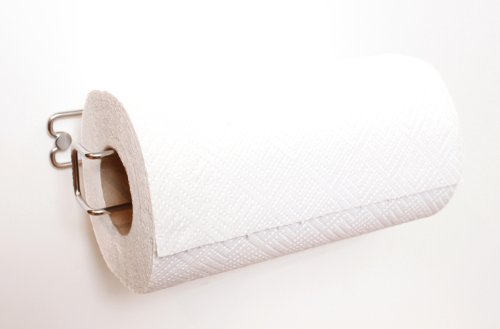 Plew Plew – KÜCHENROLLENHALTER aus Edelstahl, Wandmontage - 3
