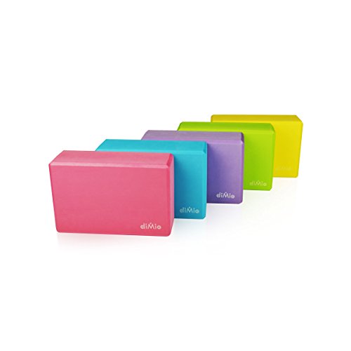 diMio Yogablock aus Hartschaum in 5 Farben 22,6x14,9x7,5cm [LILA]