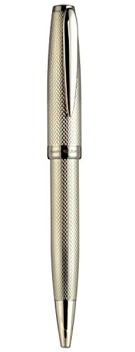 Xezo Maestro 925 Sterling Silver Diamond-Cut Twist-Action Ballpoint Pen (Maestro 925 Sterling Silver B)