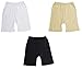 fasla Pure Cotton Cycling Shorts for Girls & Kids (Pack of 3...