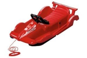 Alpen Race AlpenGaudi Schlitten Lenkbob Alpenrace 100 cm Rot Bob Wintergaudi
