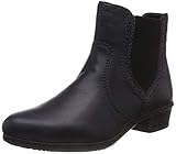 Absatz: Blockabsatz Rieker Damen Y0771 Chelsea Boots, Blau (Navy/Schwarz 15), 38 EU