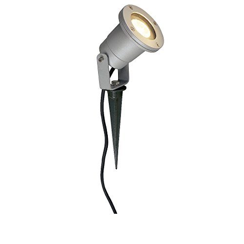 SLV Nautilus Spike, rund, silbergrau, GU10, maximal 35 W, inklusiv 3m Zuleitung ohne Stecker 227419 - 3