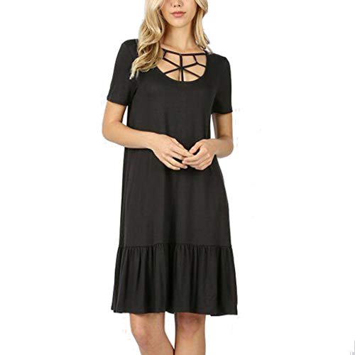 Mymyguoe - Robe - Femme Taille Unique - Bleu - 36