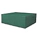Produktbild SONGMICS Schutzhülle für Gartenmöbel, 240 x 140 x 90 cm, Abdeckeplane für Tisch und Stühle, Outdoor, wasserdicht, rechteckig, Grün GFC93L