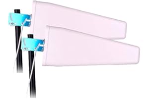 W WONECT Antenas 4G Wonect Yagi Log LTE Exterior 10 Metros Cable SMA Macho Largo Alcance. Gran tamaño 45 cm de Larga. Cable Integrado Evitar pérdidas de señal en Conectores (24dBi)