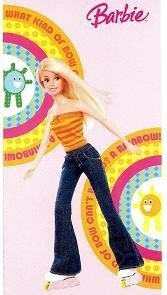 Preisvergleich Produktbild Badehandtuch / Strandtuch "Barbie Roller