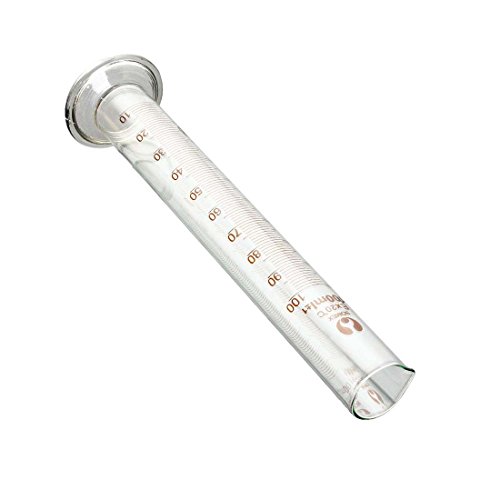 graduiertemGlaskoerper – TOOGOO(R)100 ml graduierten Glasmesszylinder Chemistry Laboratory Measure - 2