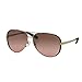 MICHAEL KORS Unisex Adults’ Chelsea Sunglasses, Black (Gold / Dk Chocolate 101414), 59