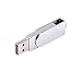Produktbild Sharplace USB 3.0 Flash Drive Typ-C und Standard USB Typ-A drehbar USB-Stick Hochgeschwindigkeits Memorystick USB-Speicher-Stick USB-Stift - Silber - 32GB