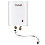 DropSTOP FUNCIÓN - El lavado de manos 3 kW viene con un caño de acero inoxidable de 230 mm brazo giratorio de lavado en caliente agradable. La tecnología única se aplica para mejorar el flujo de agua y evitar cualquier salpicadura o goteo de agua.