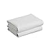 Cuddles Collection Cot Jersey Fitted Sheets (White, Pack of 2)