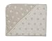 Produktbild framsohn Kinderbadetuch"Organic Stars" mit Kaputze 100 x 100 cm Beige