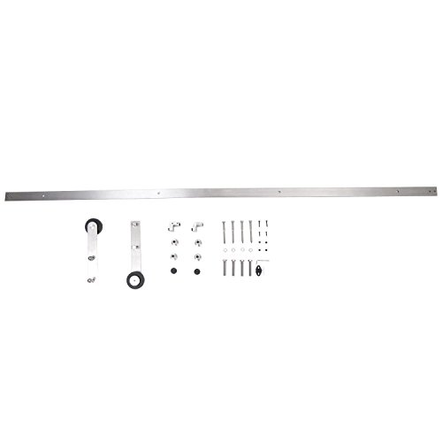 Kit Instalacion Riel Acero Inox Guia para Puerta Corredera Puertas Corredizas