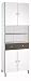 Produktbild habeig Hochschrank 540 weiß Basalt Küchenschrank Küchenregal Schrank Küche Buffet Regal