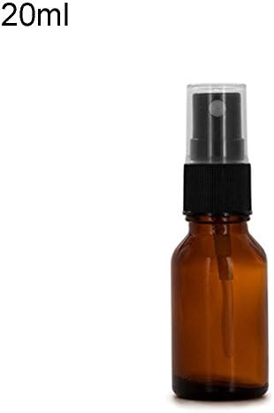 147YEARS 10/15/20/30/50/100ML Empty Amber Glass Bottle Essential Oil Mist Spray Container size 20ml