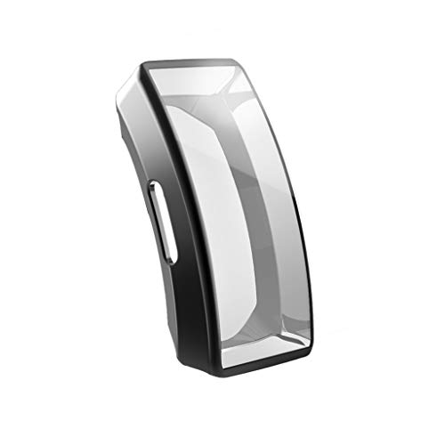Preisvergleich Produktbild Ultradünne Displayschutzfolie für Fitbit Inspire / Inspire HRBloodfin Vollständige Abdeckung Beschichtung Weiche TPU Schutzfolie Schutzhülle [Anti-Öl][HD Clear][Anti-Bubble] (schwarz 1PC)