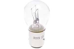 Bosch P21/5W Longlife Daytime, Lámparas Halógenas para Faro Delantero, 12 V 21/5 W, Duradera - Casquillo Tipo BAY15d - Recambio de Luz para Coche, Paquete de 2 Lámparas