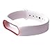 Produktbild Uhrenarmband DAY.LIN Ersatz Kieselgel Armband Band Strap für Xiaomi Mi Band 2 Armband (Weiß)