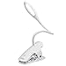 Produktbild AMIR LED Klemmleuchte Leselampe, USB Wiederaufladbar LED Leseleuchte, Dimmbare Schreibtischlampe Buchlampe mit 3 Helligkeitsstufen, 12 LEDs und 360°Flexibel, Lampe mit Klammer für Nacht Lesen, Kindle