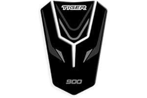 AZGRAPHISHOP 3D Resin TANK PROTECTOR COMPATIBLE WITH TRIUMPH Tiger 900 / GT/GT PRO/RALLY/RALLY PRO 2020 GP-680 (BLACK)