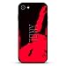 Produktbild Name: Tony MODERN Font Style - Luxendary Magma Serie: Farbwechsel/Wickelmatte Hülle mit 3D-Druck Glanzdesign + Hartglas für iPhone 8/7 in Anthrazit