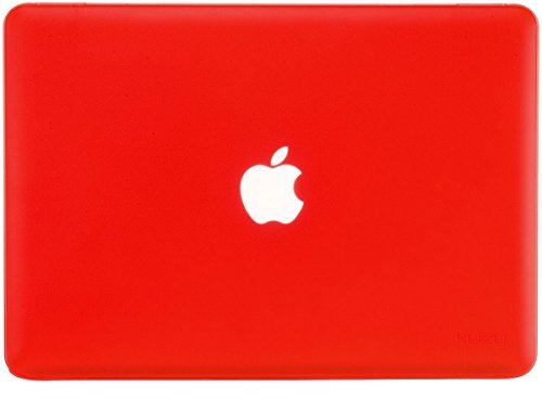 Matt Notebookhülle / schützen Koffer für MacBook Pro 13 Zoll mit Retina-Display (Modell A1502 / A1425 ohne DVD-Player) – Rot (Mit einem kostenlosen europäischen Version transparenten Tastaturschutz Haut) - 2