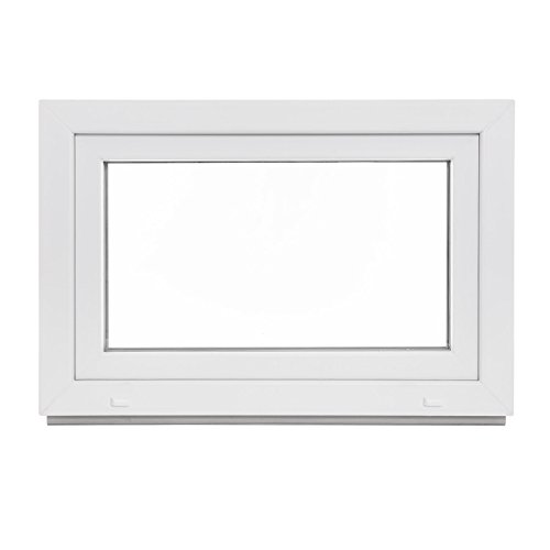 Kellerfenster – Kunststoff – Fenster – weiß – BxH: 70×50 cm – DIN links – Sicherheitsbeschlag – verschiedene Maße - 3