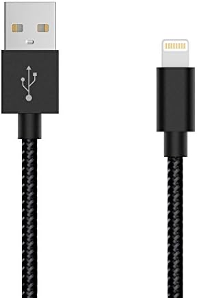 MyVigor Lightning Cable iPhone Charger lightning cable 1m (SILVER) braided usb cable Super-High charging + data sync for apple iPhone 5, 5s, 5c + apple iPhone 6, 6s, 6s plus + apple iPhone 7, iPhone 7 plus + iPad Air 2, iPad Pro and more…see colour options available. Just Add to Basket.