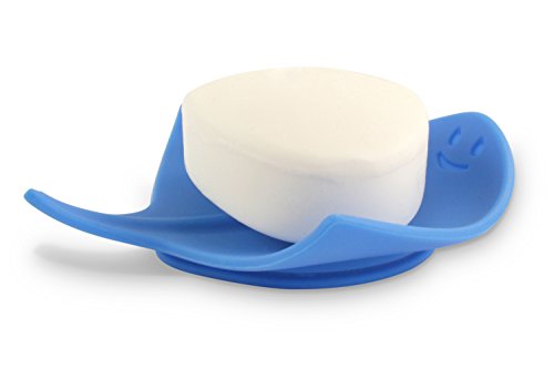 j-me JMESTING-BLU silvio der Rochen Seifenschale, silicone, 12 x 11,5 x 2,9 cm, blau - 2