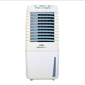 USHA  Air Cooler-12 Liter (Model-COOLBOY MINI 12) High Speed-Honey Comb Cooling Pad & Ice Chamber Mini Portable Personal Tower Dessert Cooler for Home Room Bedroom Office Kitchen (White) Indian 1q