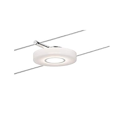 Paulmann 94090 Système de câbles CC Spot DiscLED I 1x4W, Chrome/satiné, 12V CC, Plastique