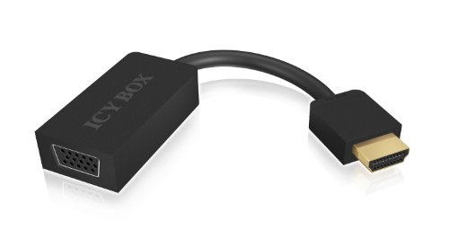 ICY BOX IB-AC502 HDMI zu VGA Adapter Full HD 1080p / EMI Abschirmung / Plug and Play