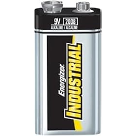 Energizer 9V Industrial/Disposable Battery (Pack of 12)