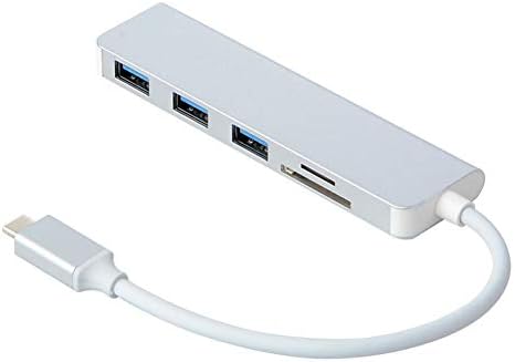 USB Hubs, 5-in-1 C Type to USB Hub USB C HDMI Adapter for MacBook Pro 13 and 15 2016/2017 SD/TF Card Reader Multiple Port and USB 3.0 for Windows Mac Laptop Computers