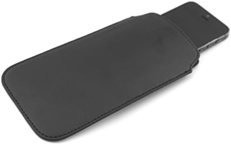 KAIOVA® - Universal 4.7 inch - 14.5x8.1 cm - Premium Luxury Mobile Phone Case cover - black PU leather