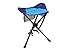 Produktbild Outdoor Tragbare Falten Dreibeinigen Stuhl Camping Bank Mesh Aufbewahrungstasche Freizeit Komfort Picknick Reise Angeln Bergsteigen Grill Park Garten Strand 2 Farben Optional (Farbe : Blau)