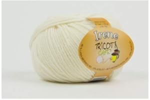 Woolove - Irene - gomitolo filato misto Lana Merinos irrestringibile morbido adatto a tutte le età per Ferri/uncinetto: 3.00/4.00 Made in Italy - 1pz -Panna 2/7800
