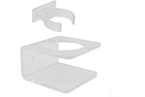 LuukUP Acrylic Clear Light Saber Wall Mount, Light Saber Holder Clear Vertical Wall Mount,Display Rack Light saber Wall Rack Wall Holder - Hardware Included