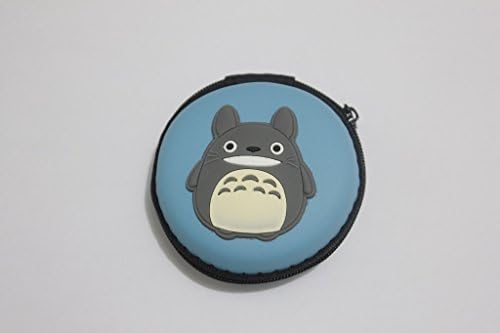 Fungshop Hard Carrying Case Bag Wallets Card Cases Character (Blue totoro)