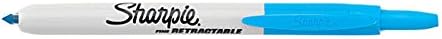Sharpie Fine Point Retractable Permanent Marker Open Stock-Turquoise