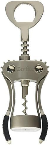 Zerlite Zinc Alloy Premium Heavy Duty Mechanical Butterfly Bottle Opener Winged Corkscrew